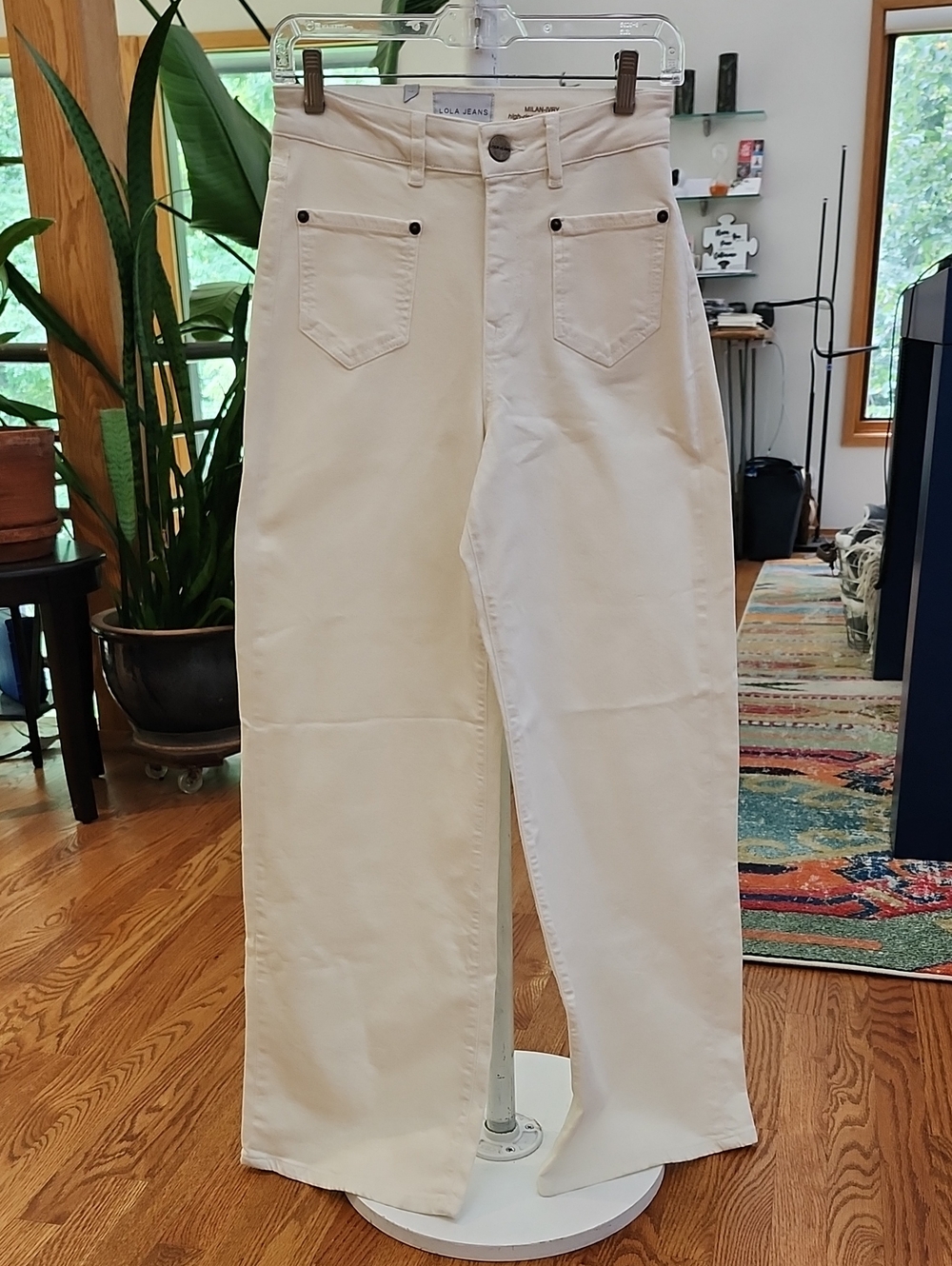 LOLA JEANS Milan - IVRY High-Rise Wide-leg Jeans - NWT